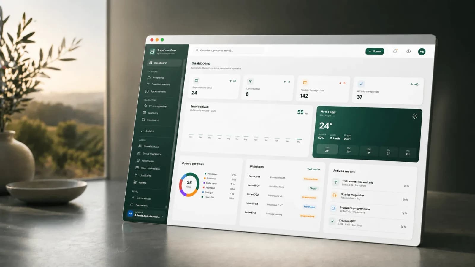 TyF Digital — Trace Your Flow agricultural platform