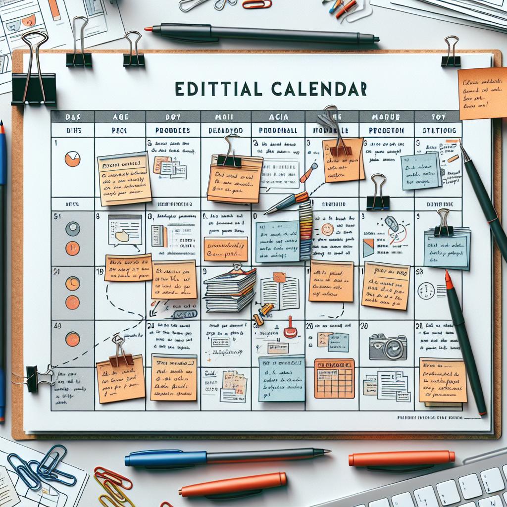 Pianificazione dei Contenuti: Come Creare un Calendario Editoriale Efficace