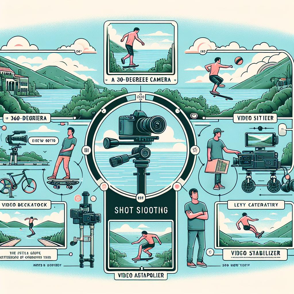 Tecniche di ⁢Ripresa: Dalla Telecamera a 360° allo Stabilizzatore